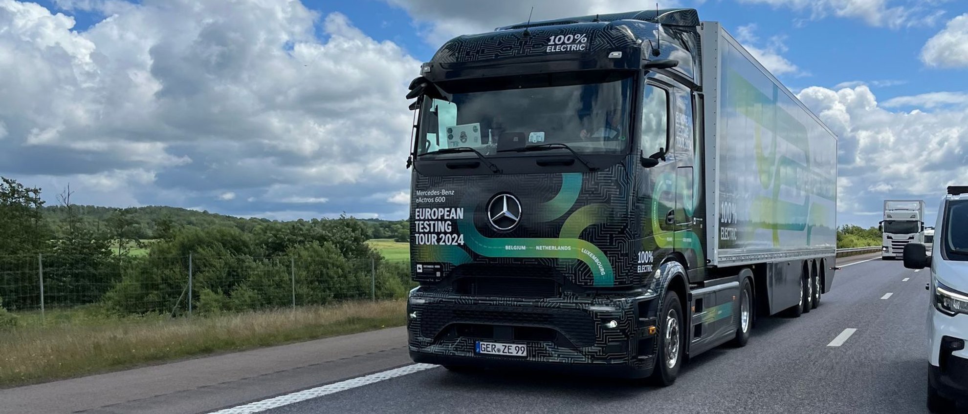Nya eActros på Europatur
